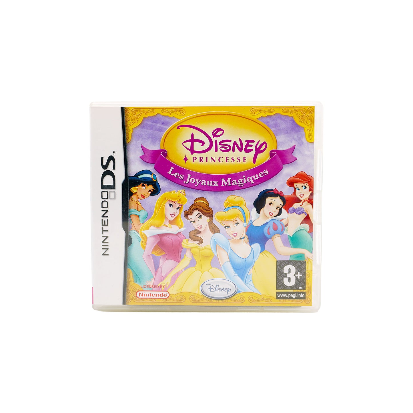 Disney Prinzessinnen: Magische Schätze für Nintendo DS in französischer Originalverpackung - Vorderseite