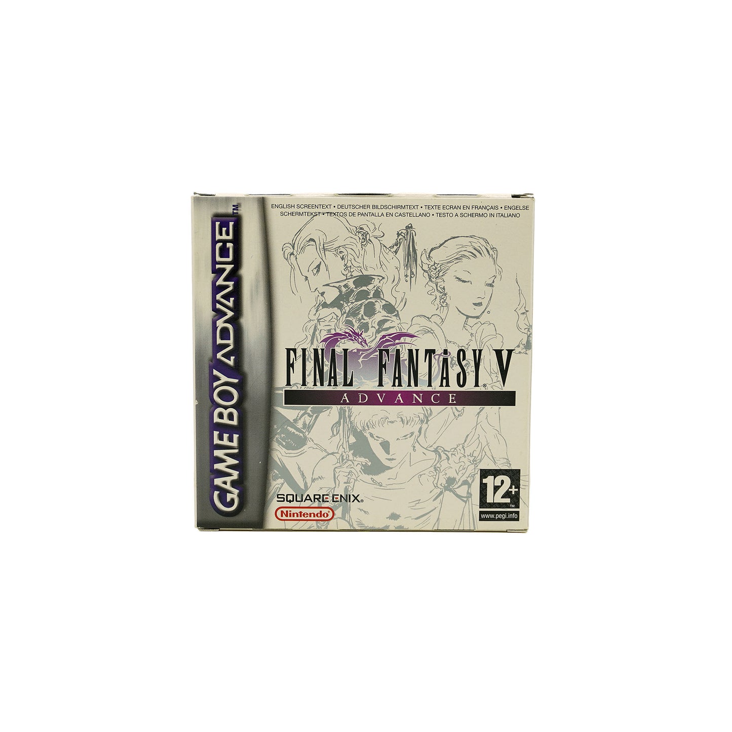 Final Fantasy V Advance Spiel für Game Boy Advance in Originalverpackung - Vorderseite