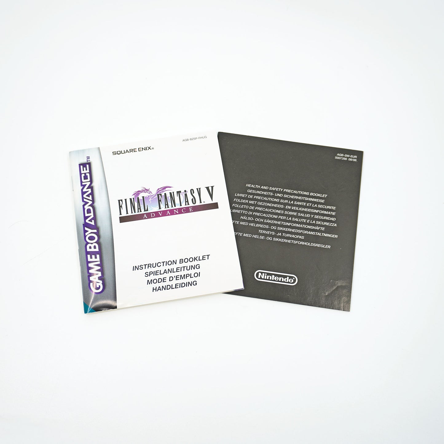 Final Fantasy V Advance Game Boy Advance Anleitung - Vorderseite