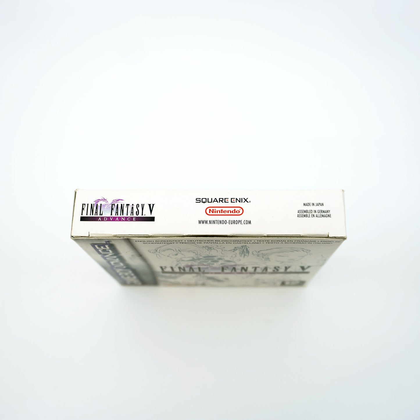 Originalverpackung - Oberseite