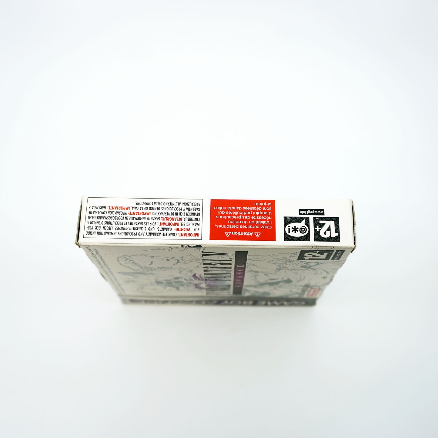 Originalverpackung - Seitenansicht rechts