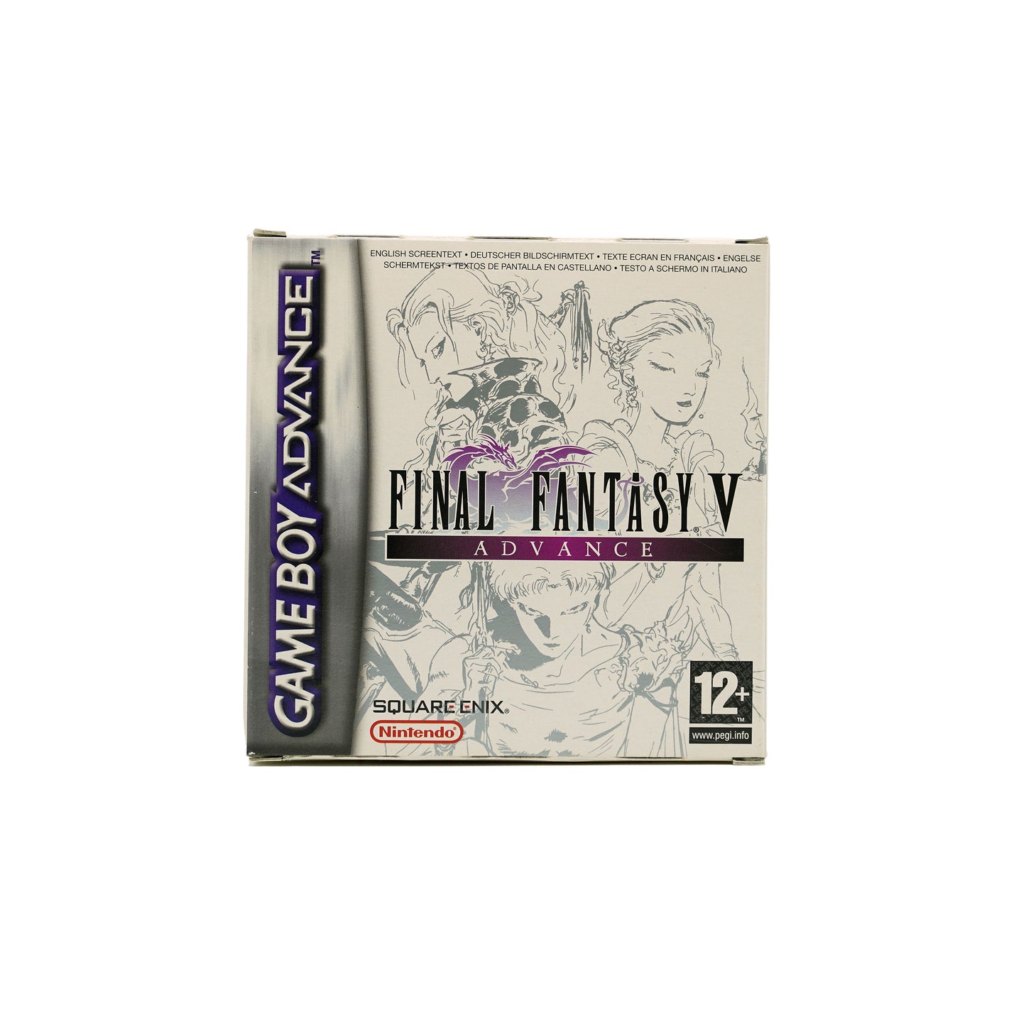 Final Fantasy V Advance Spiel für Game Boy Advance in Originalverpackung - Vorderseite
