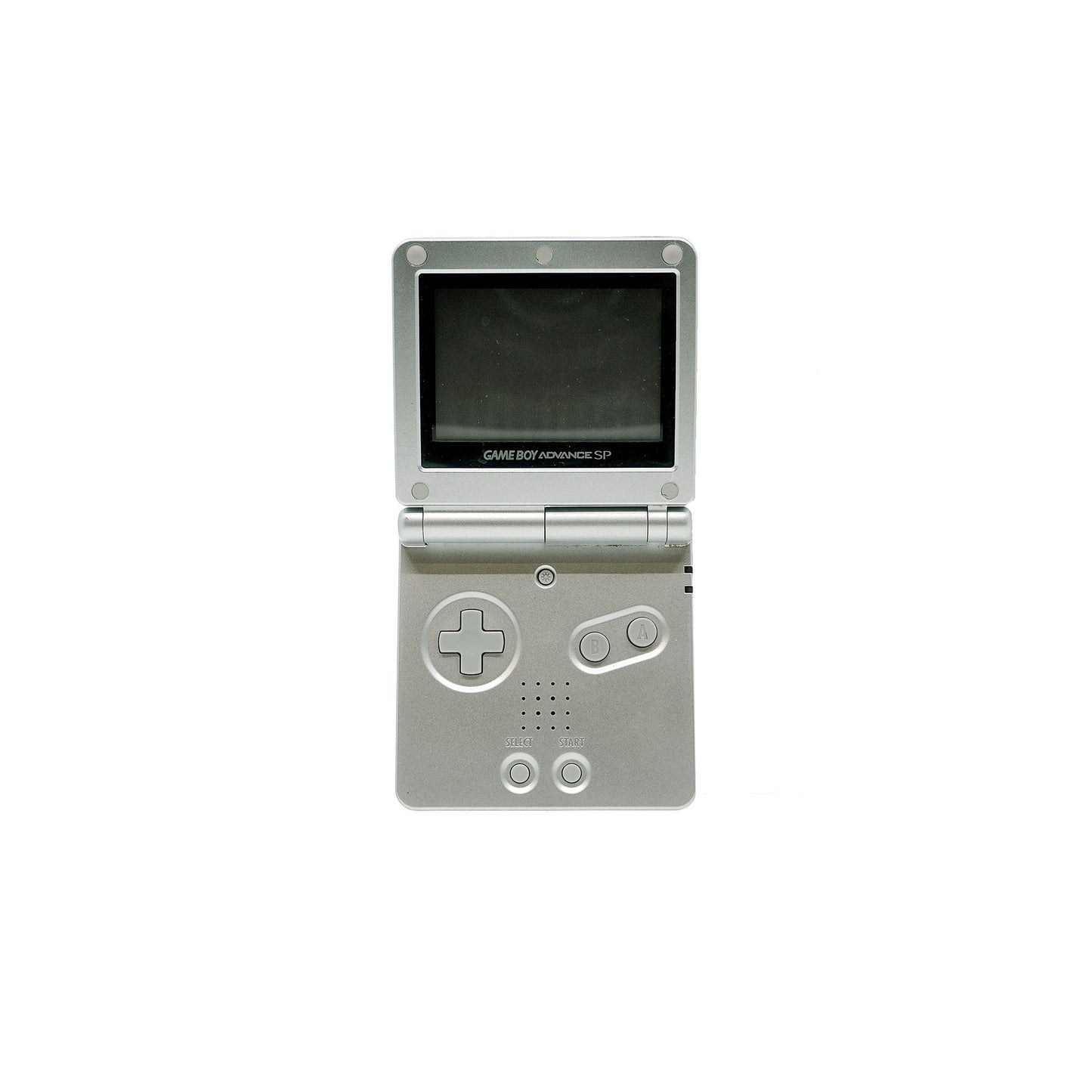 Nintendo Game Boy Advance SP Silber - Vorderseite geöffnet