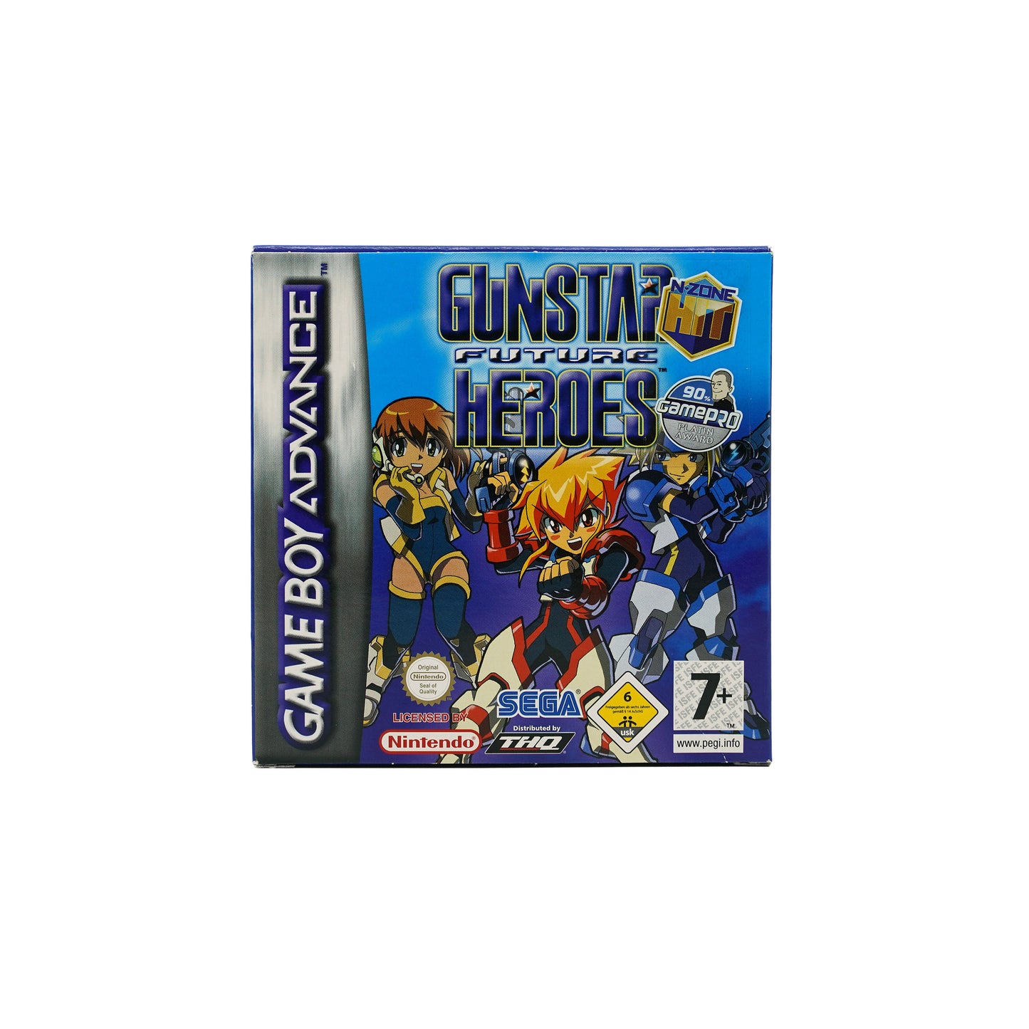 Gunstar Super Heroes Spiel für Game Boy Advance in Originalverpackung - Vorderseite