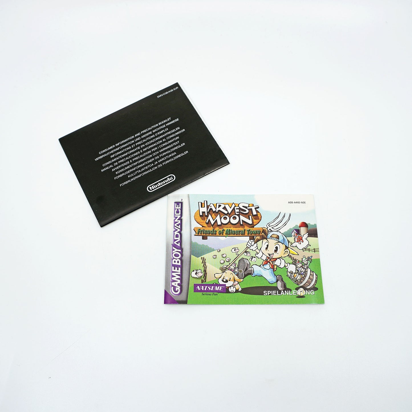 Harvest Moon: Friends of Mineral Town Game Boy Advance Anleitung - Vorderseite