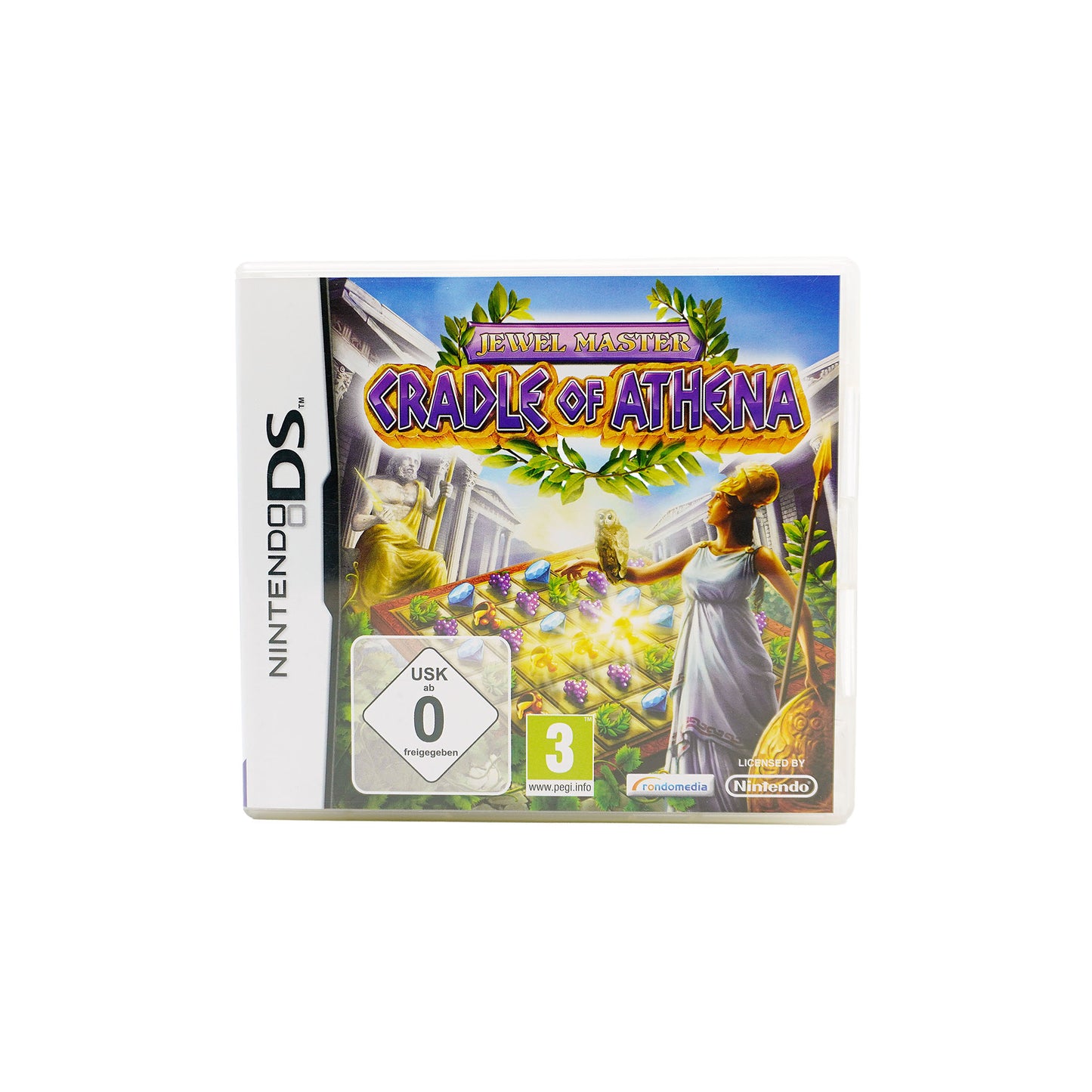Jewel Master: Cradle of Athena für Nintendo DS in Originalverpackung - Vorderseite