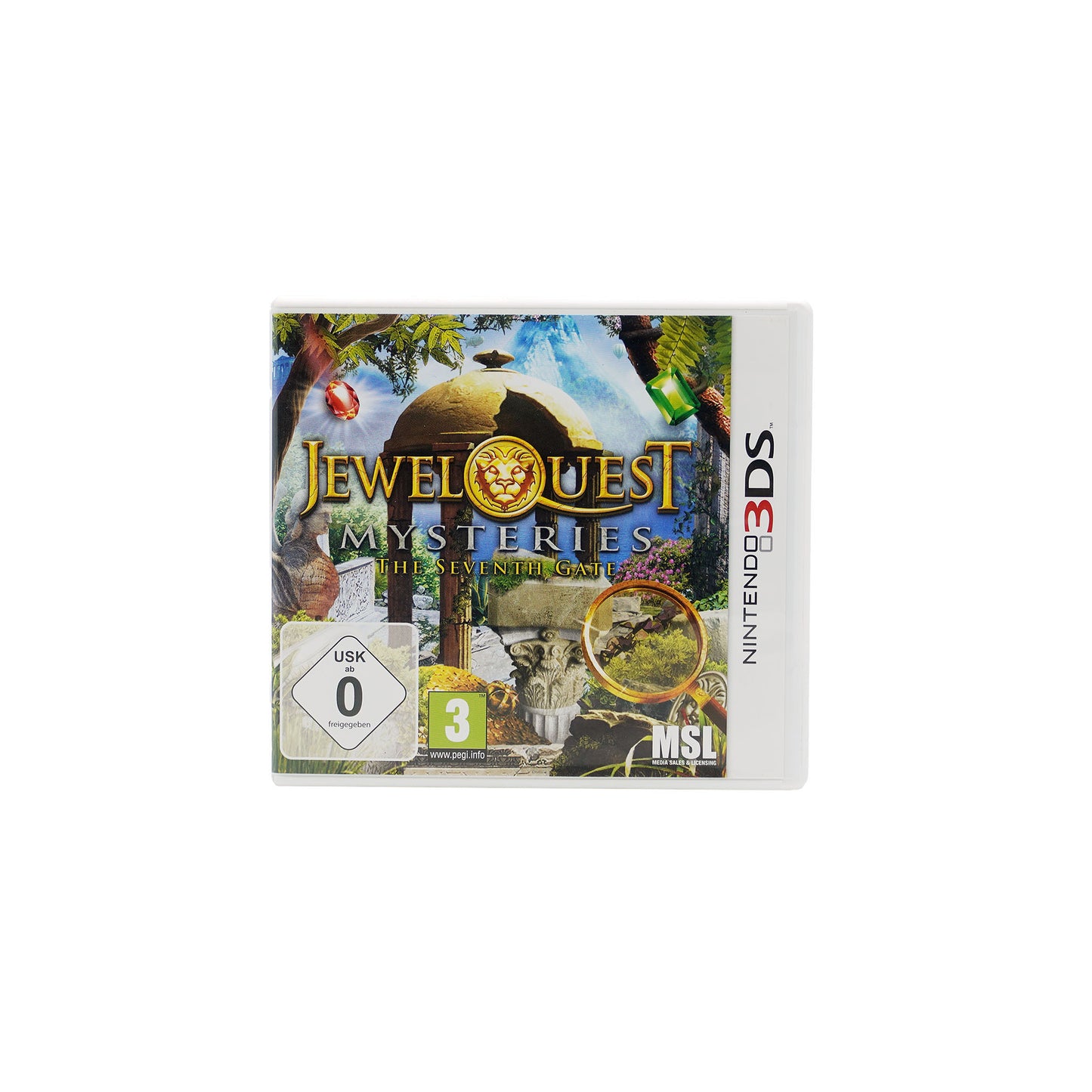 Jewel Quest Mysteries: The Seventh Gate Spielhülle für Nintendo 3DS - Vorderseite