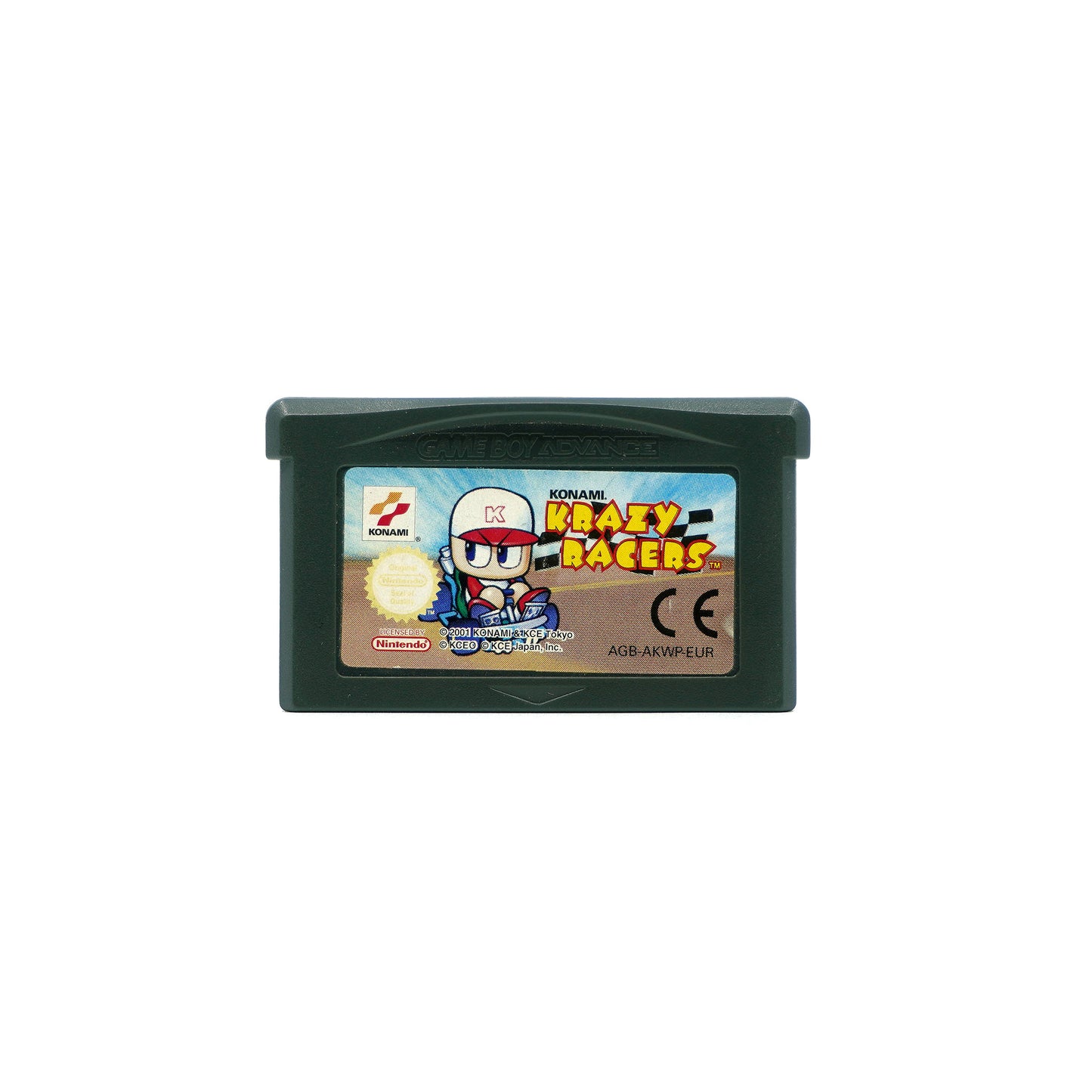 Konami Krazy racers Spielmodul für Game Boy Advance - Vorderseite