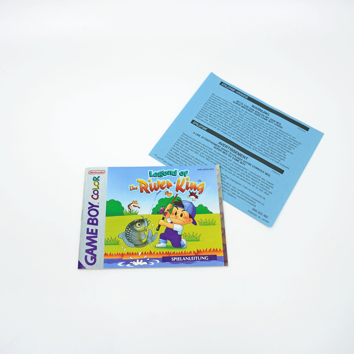 Legend of The River King Game Boy Color Anleitung - Vorderseite