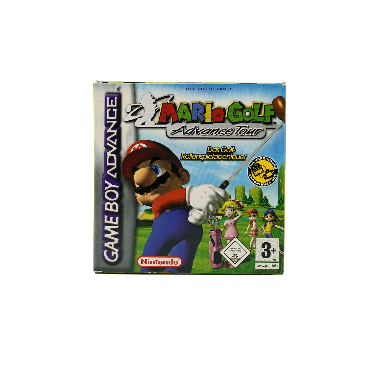 Mario Golf: Advance Tour Spiel für Game Boy Advance in Originalverpackung - Vorderseite