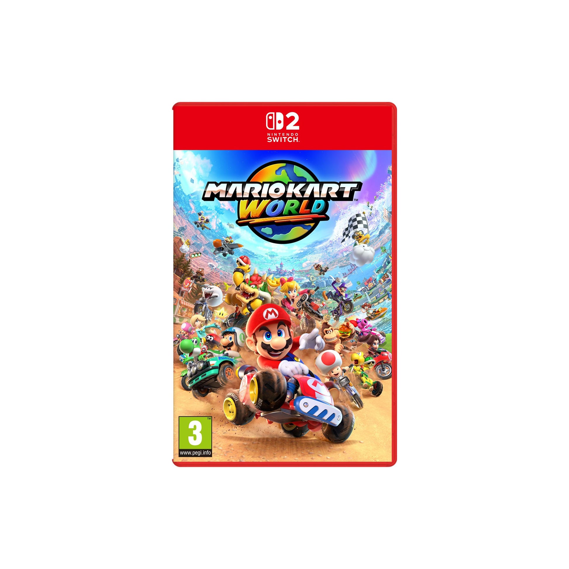 Mario Kart World Spiel für Switch 2 - 2D Packshot Vorderseite