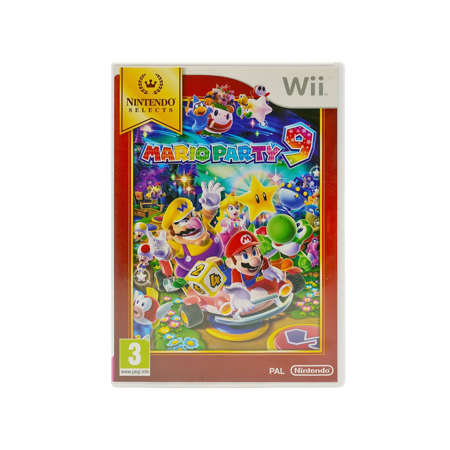 Mario Party 9 Selects für Nintendo Wii in Originalverpackung - Vorderseite