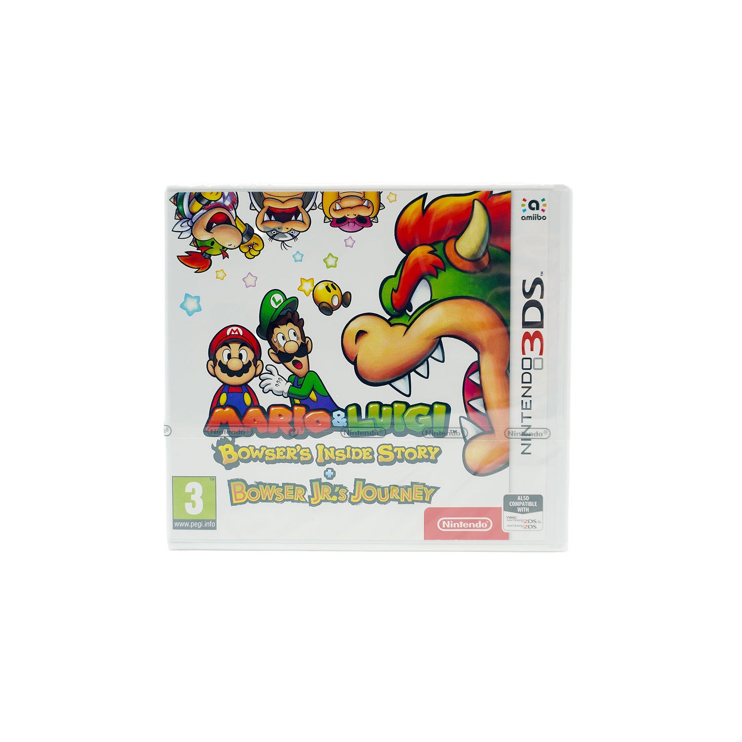 Mario & Luigi: Bowser's Inside Story + Bowser Jr.'s Journey für Nintendo 3DS sealed (ungeöffnet) in Originalverpackung – Vorderseite