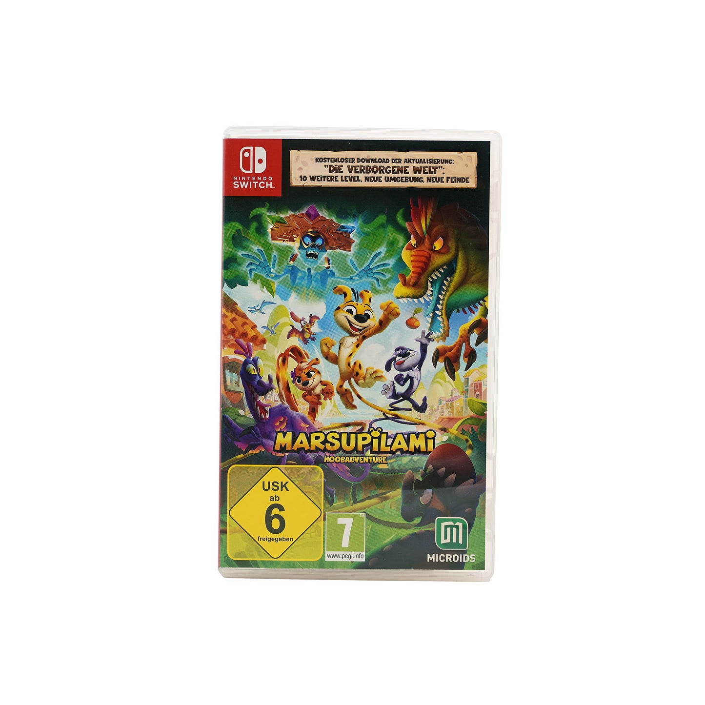 Marsupilami - Hoobadventure Spiel für Switch - Vorderseite