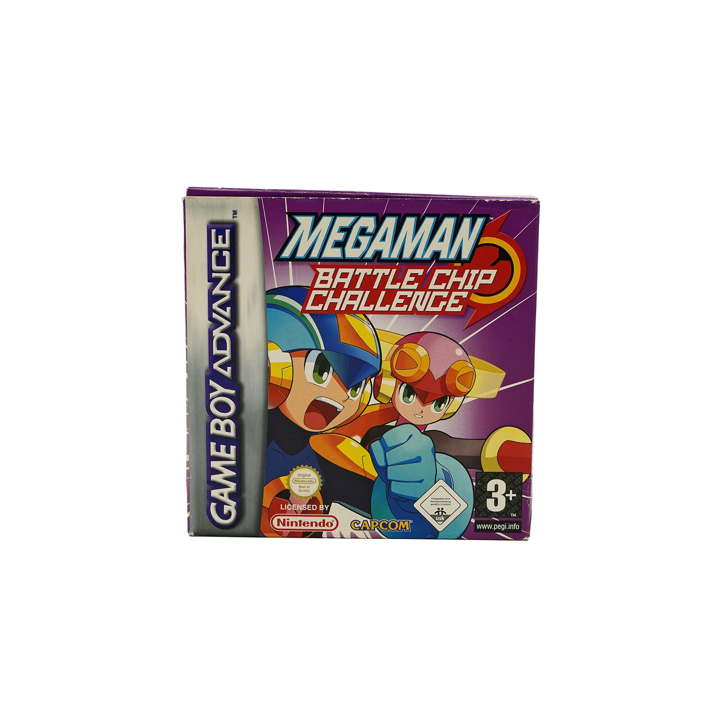 Mega Man Battle Chip Challenge Spiel für Game Boy Advance in Originalverpackung - Vorderseite