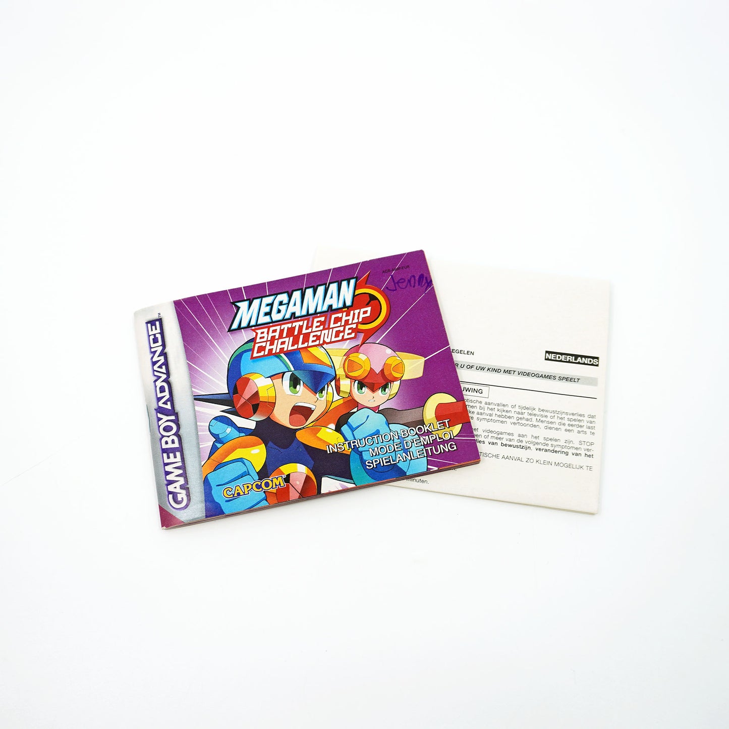 Mega Man Battle Chip Challenge Game Boy Advance Anleitung - Vorderseite