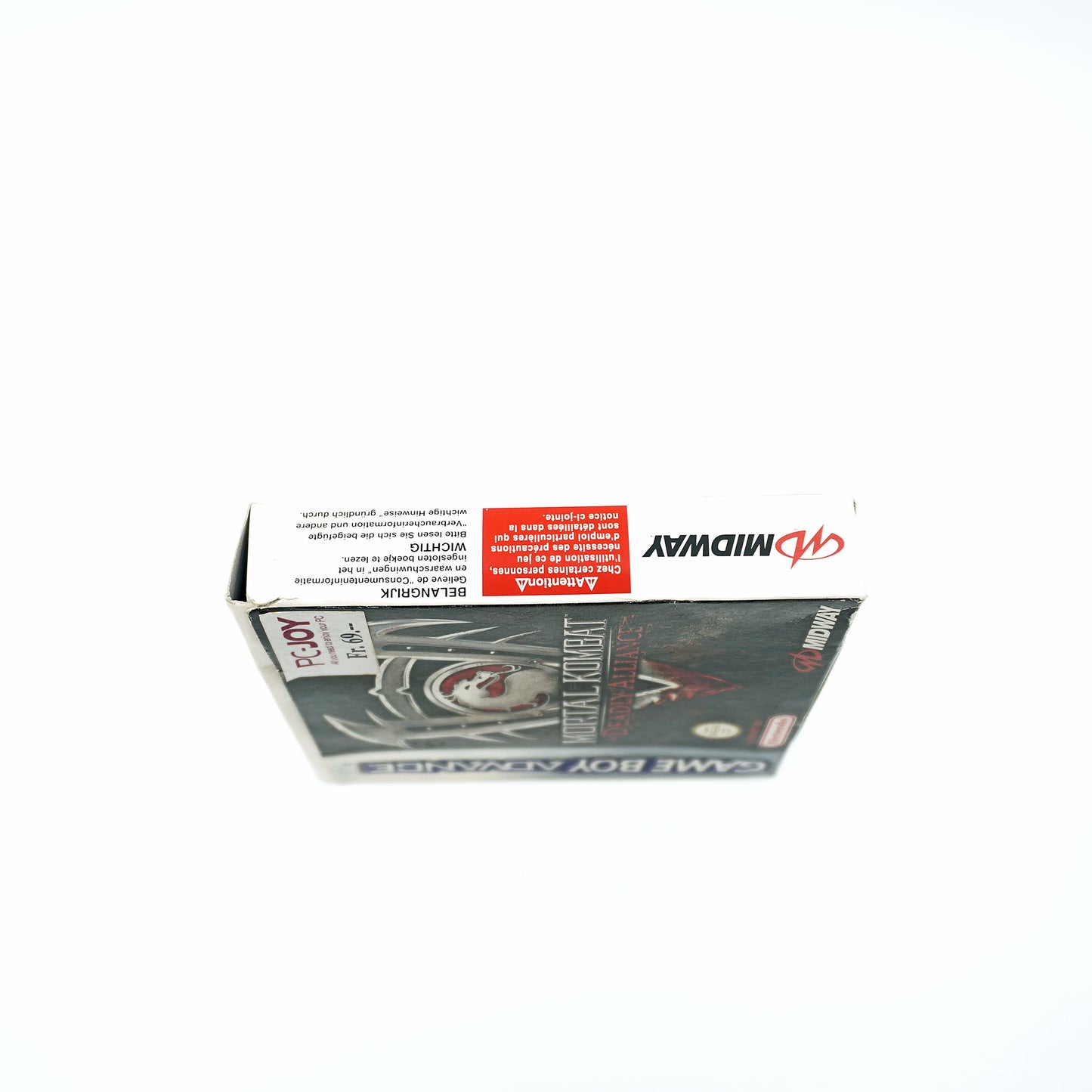 Originalverpackung - Seitenansicht rechts