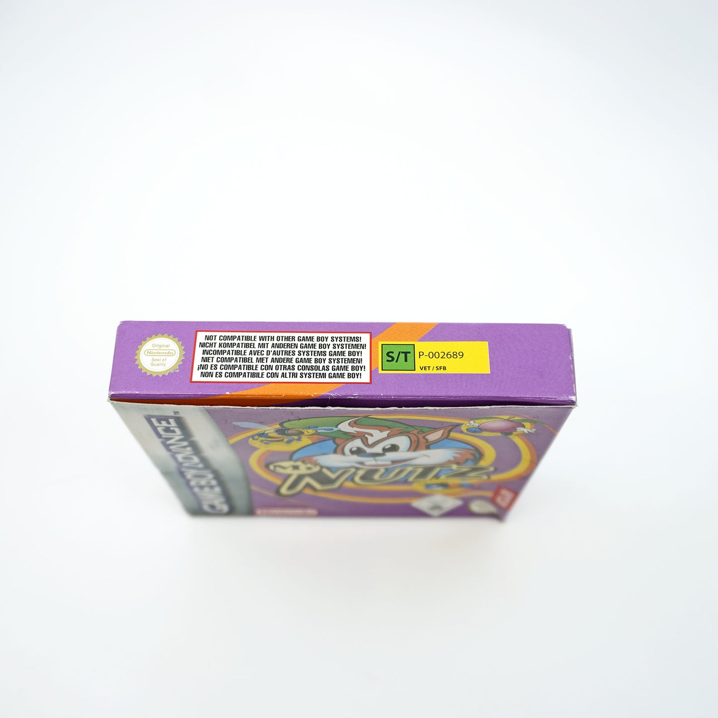 Originalverpackung - Oberseite