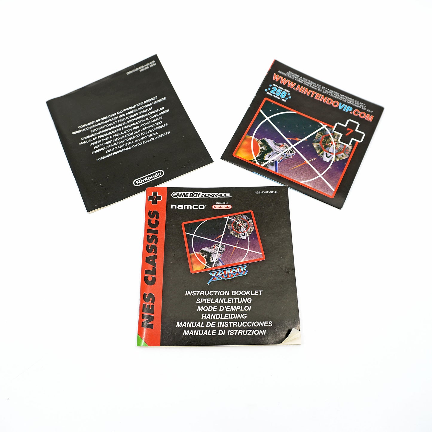 NES Classics: Xevious Game Boy Advance Anleitung - Vorderseite