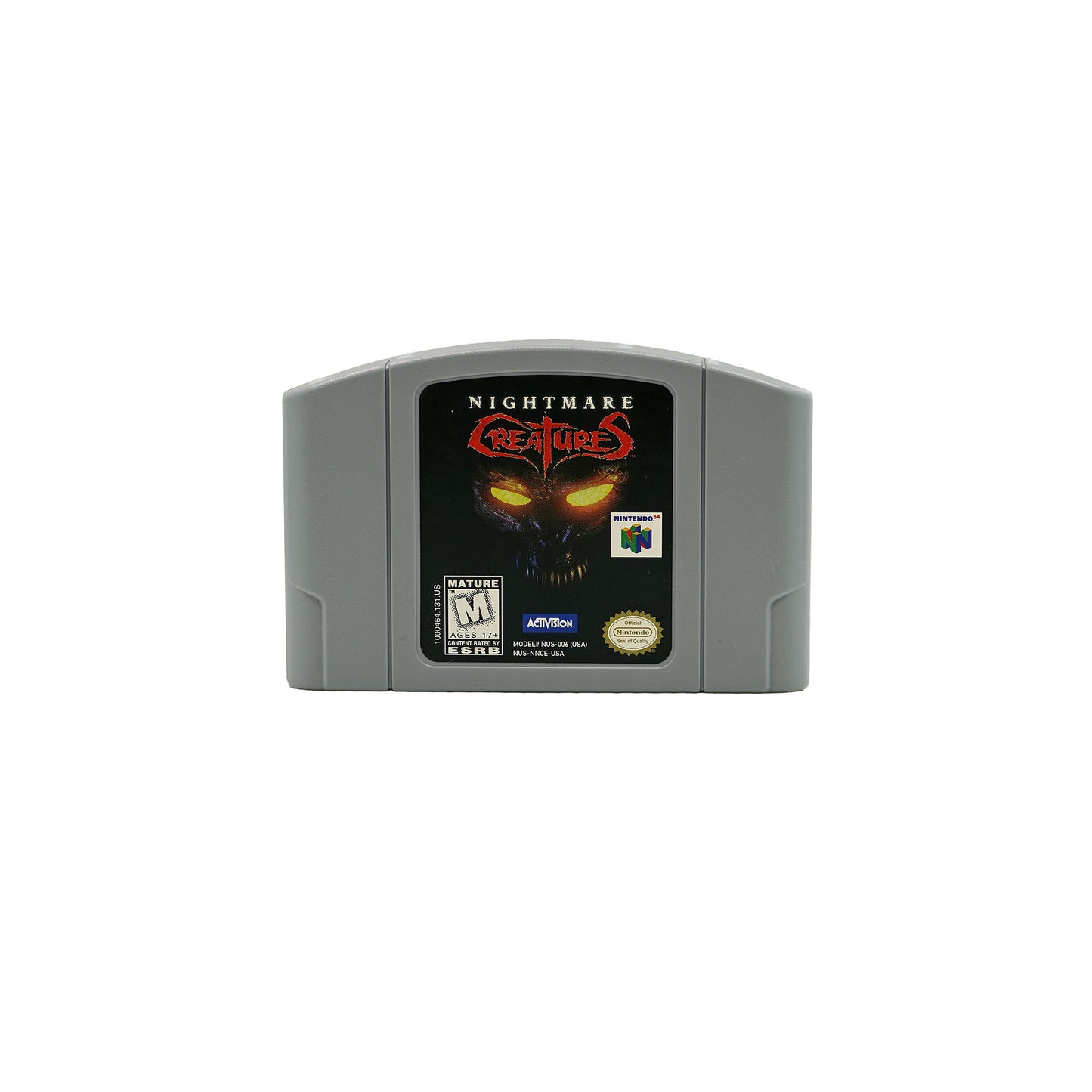 Nightmare Creatures Spiel für Nintendo 64 - Vorderseite