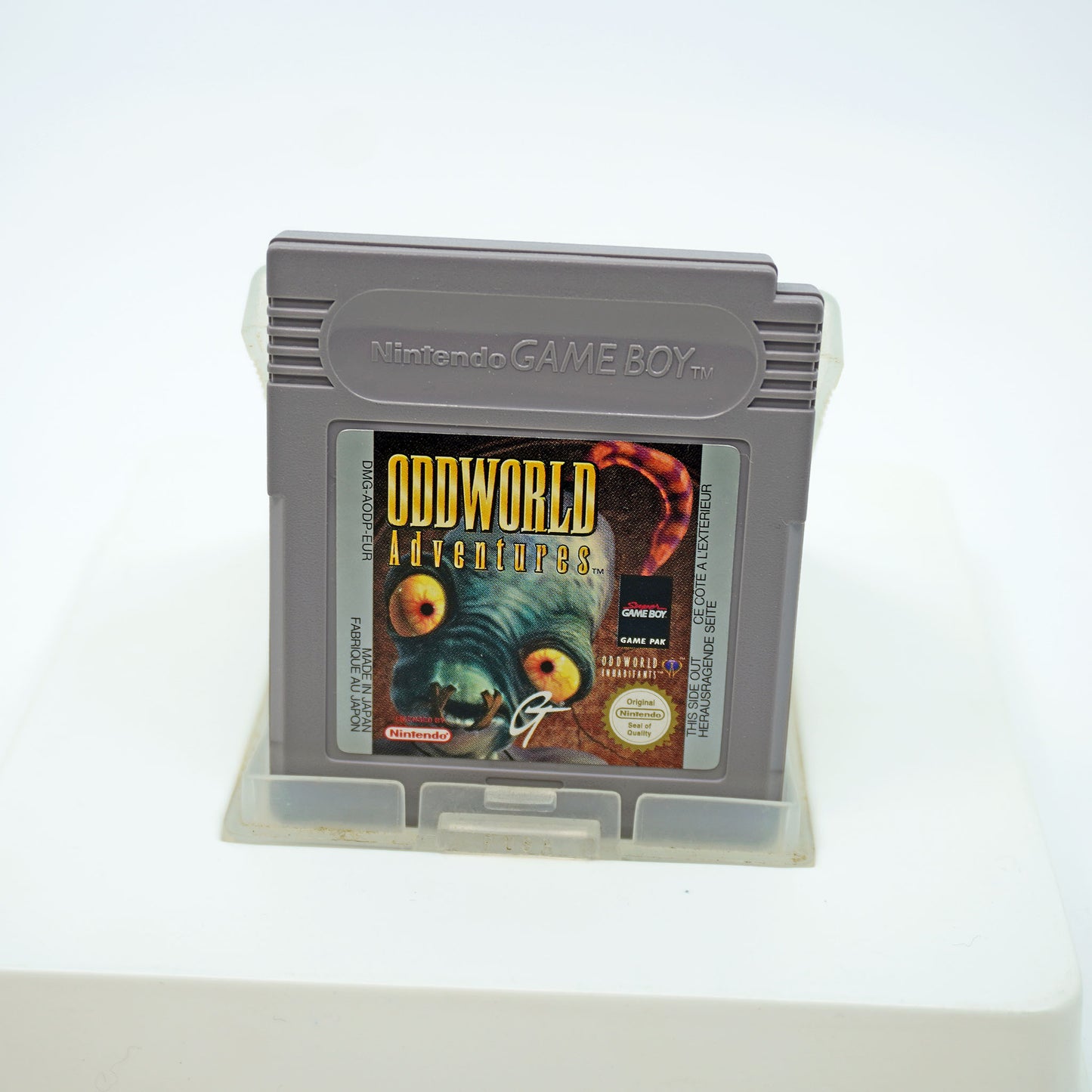 Oddworld Adventures Game Boy Cartridge - Vorderseite