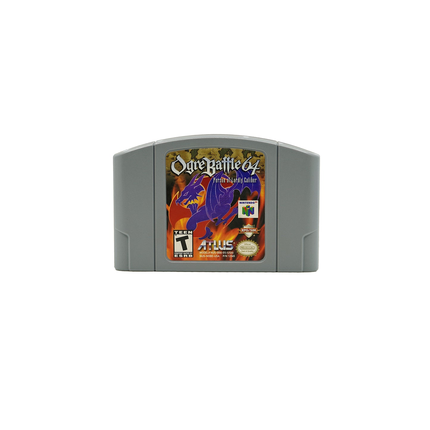 Ogre Battle 64: Person of Lordly Caliber Spiel für Nintendo 64 - Vorderseite