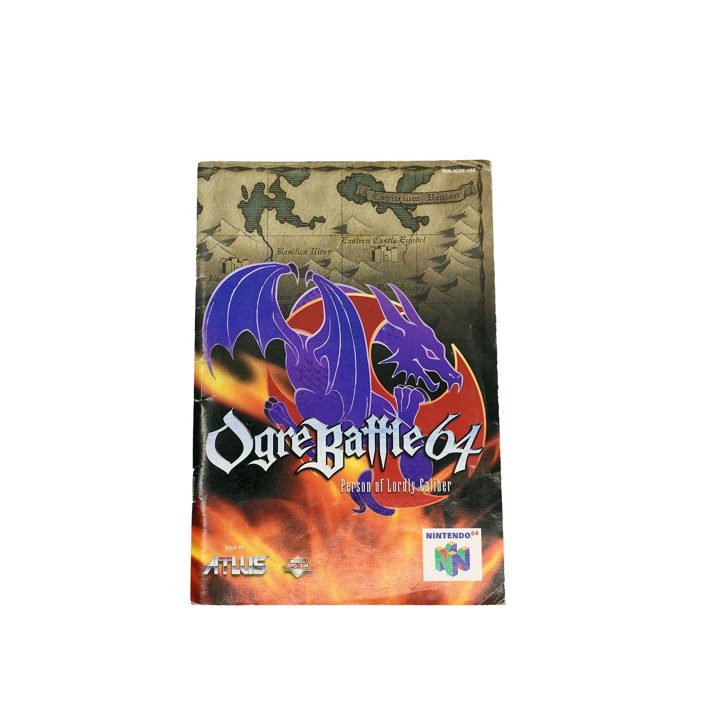 Ogre Battle 64: Person of Lordly Caliber Anleitung für Nintendo 64 - Vorderseite