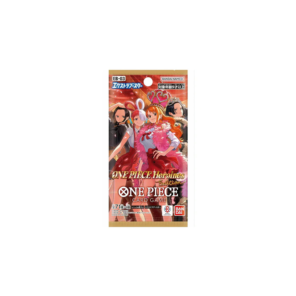 One Piece Card Game Heroines Edition EB-03 Booster in Originalverpackung - Vorderseite