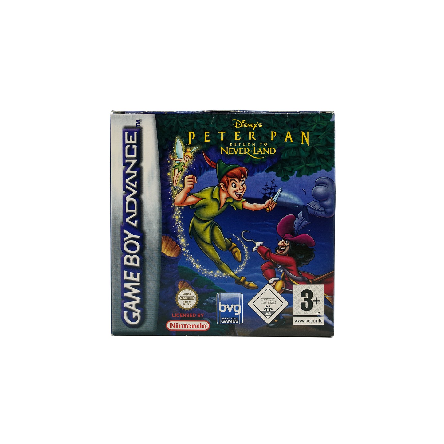 Peter Pan: Return to Never Land Spiel für Game Boy Advance in Originalverpackung - Vorderseite