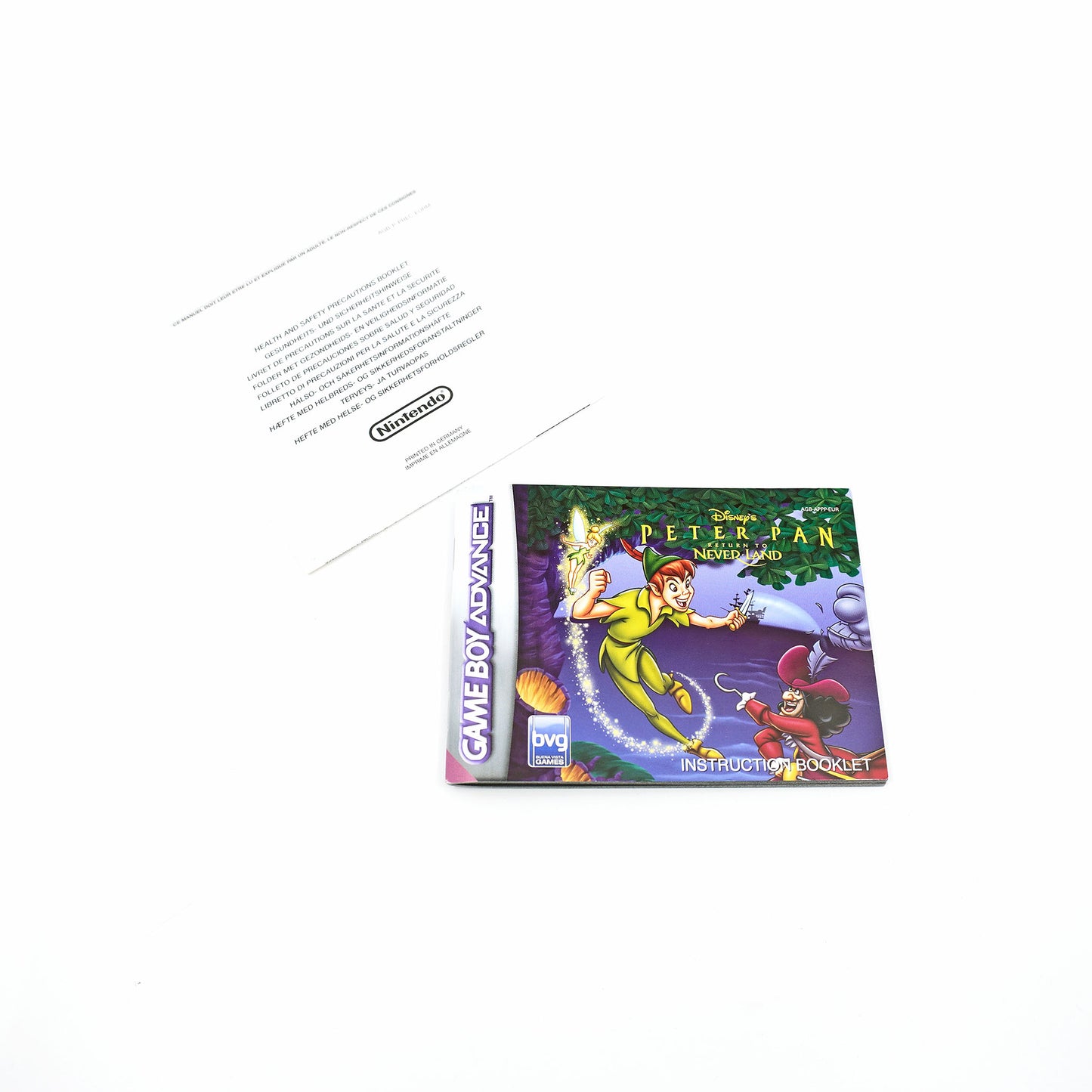 Peter Pan: Return to Never Land Game Boy Advance Anleitung - Vorderseite