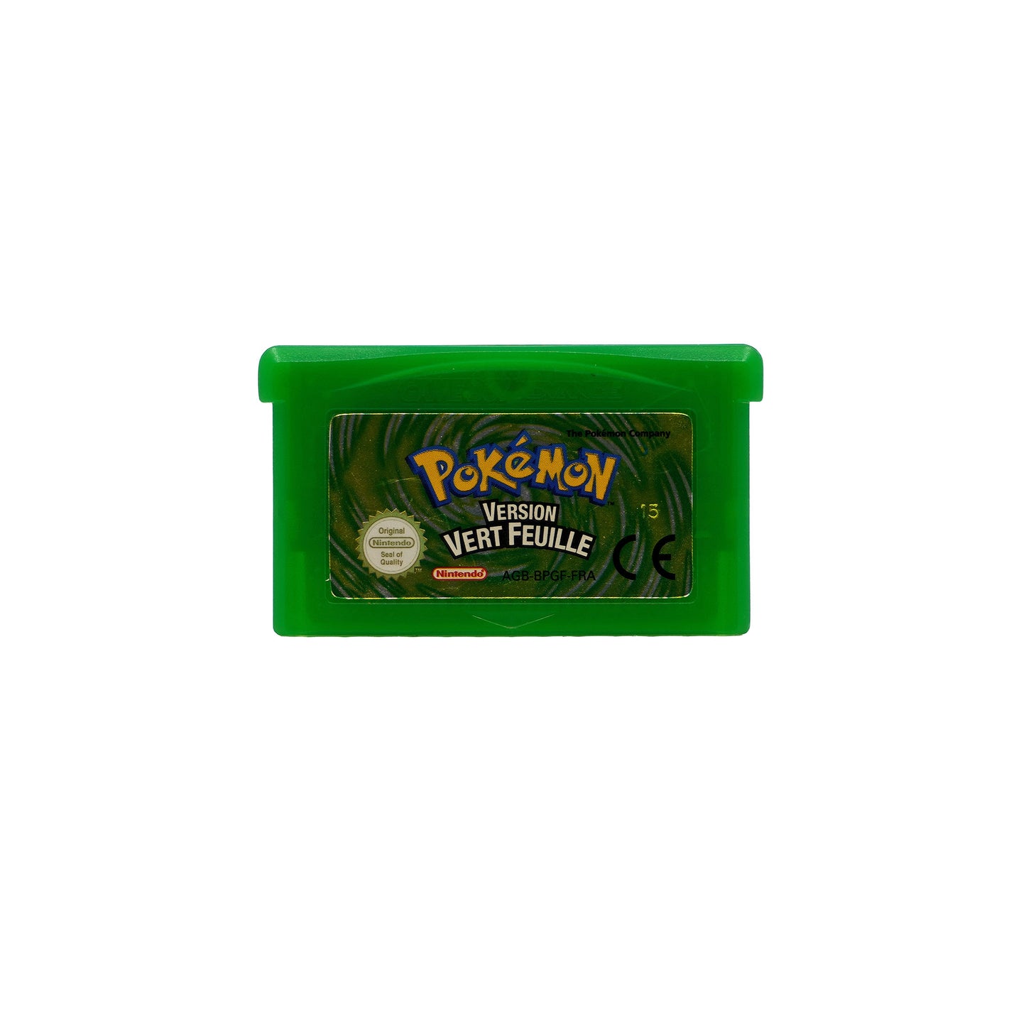 Pokémon Blattgrün Spiel für Game Boy Advance auf Französisch - Vorderseite