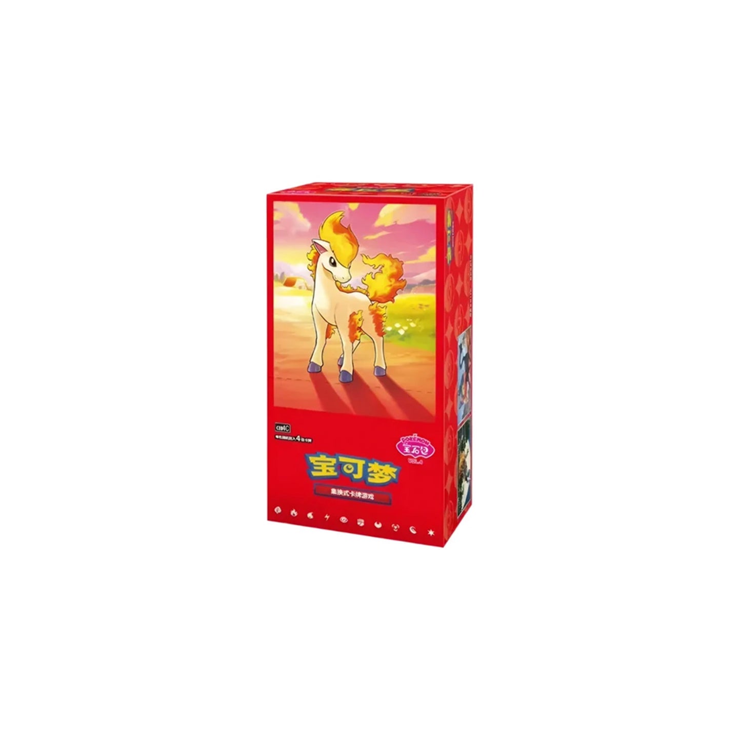 Pokémon Trading Card Game Gem Pack Vol. 4 Display in Originalverpackung - Schrägansicht