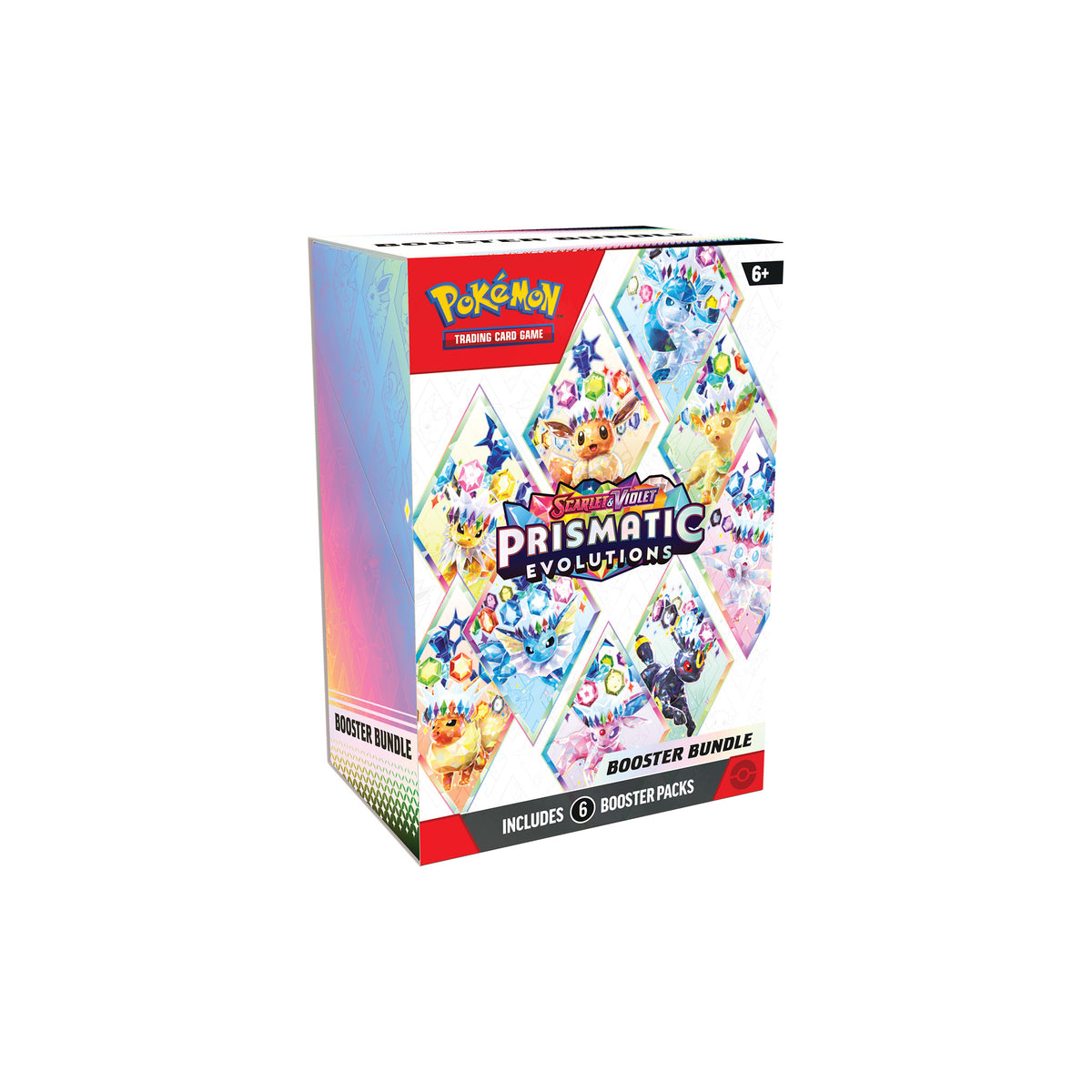 Pokémon TCG Scarlet & Violet Prismatic Evolutions Booster Bundle in Originalverpackung - Vorderseite
