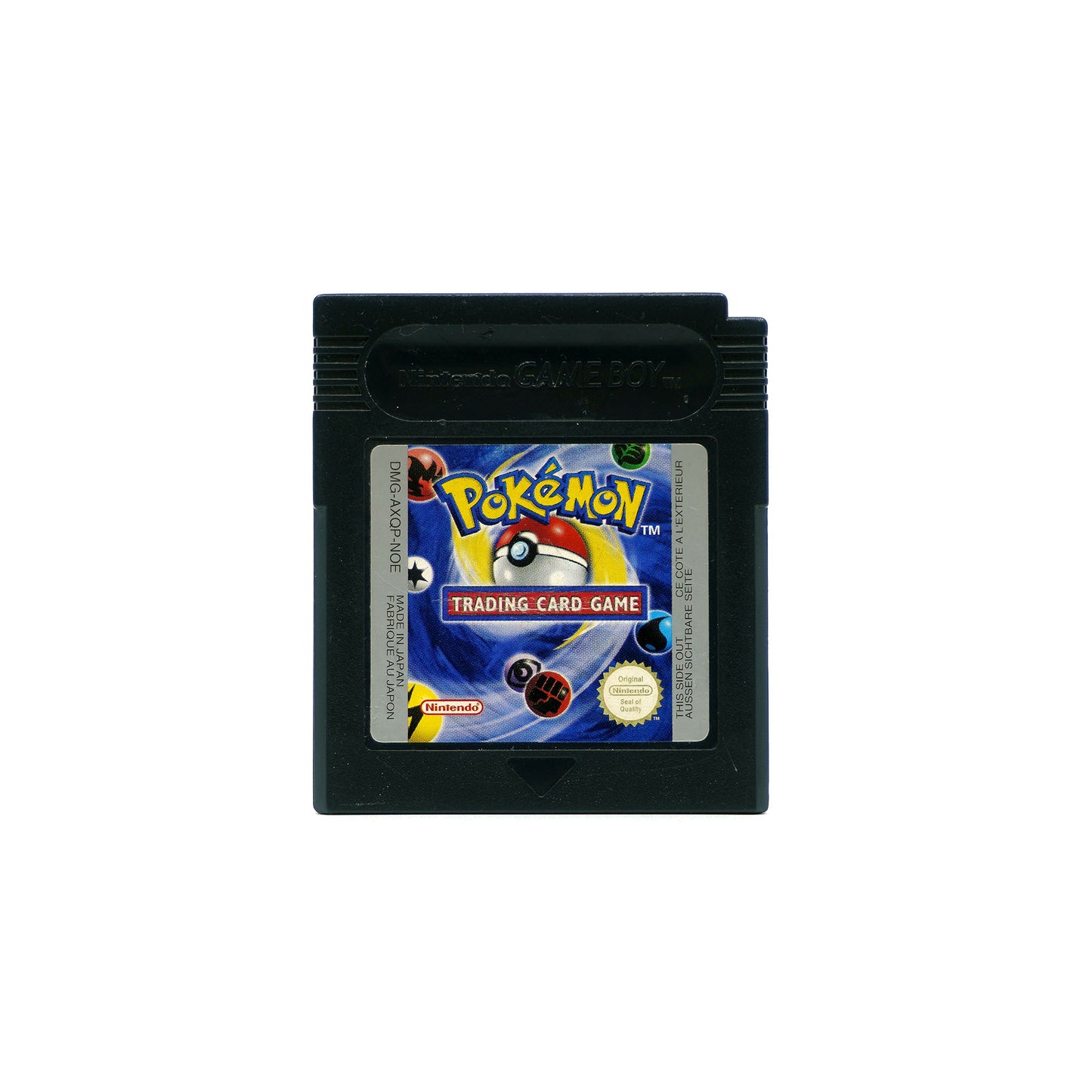 Pokémon Trading Card Game Spiel für Gameboy Color in schwarzem Gehäuse - Vorderseite