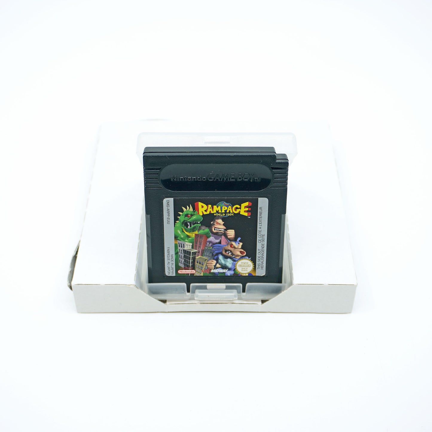 Rampage World Tour Game Boy Color Cartridge - Vorderseite