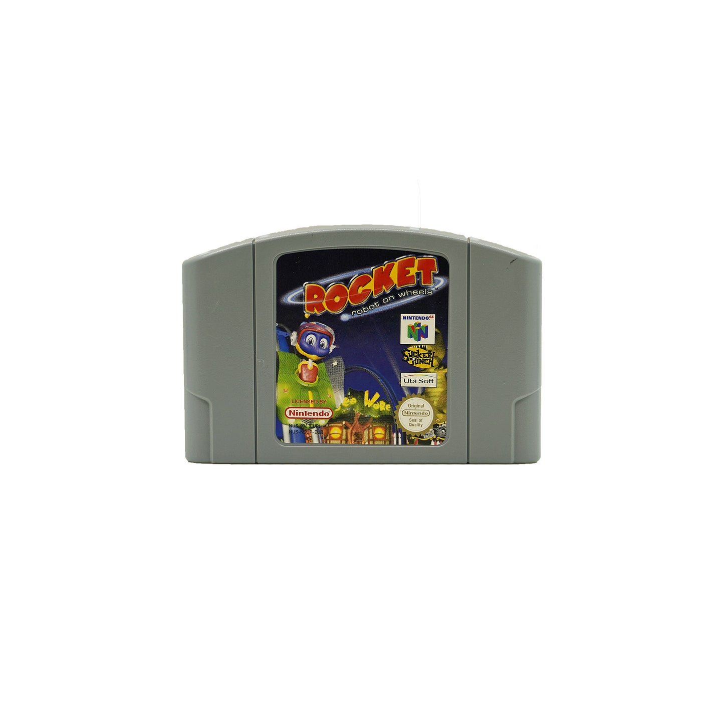 Rocket: Robot on Wheels Spiel für Nintendo 64 - Vorderseite