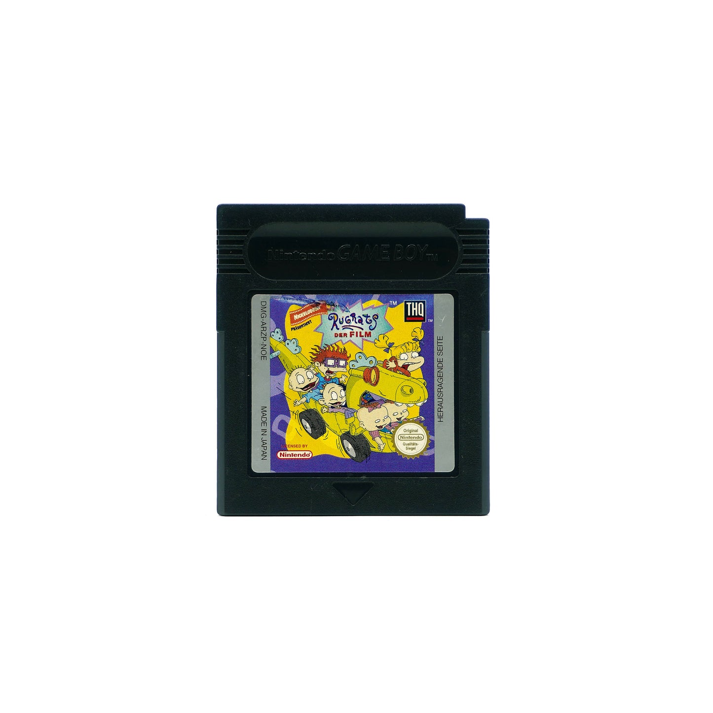 Rugrats: Der Film Spiel für Gameboy Color in schwarzem Gehäuse - Vorderseite