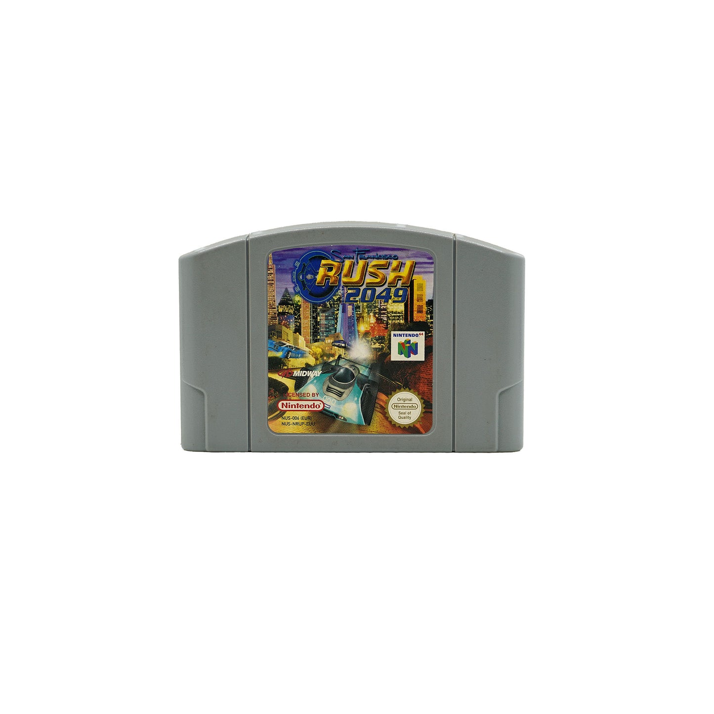 Rush 2049 Spiel für Nintendo 64 - Vorderseite