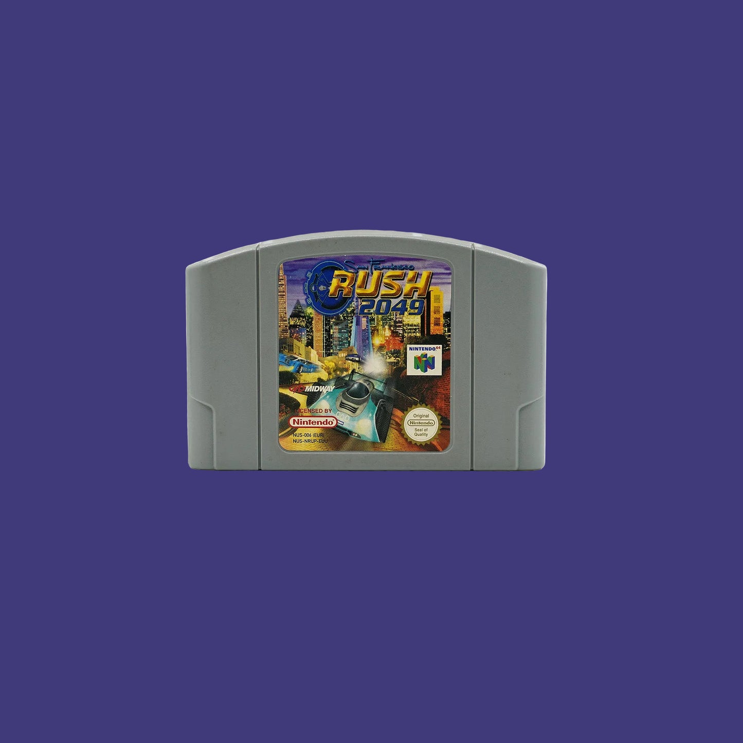Rush 2049 Spiel für Nintendo 64 - Vorderseite