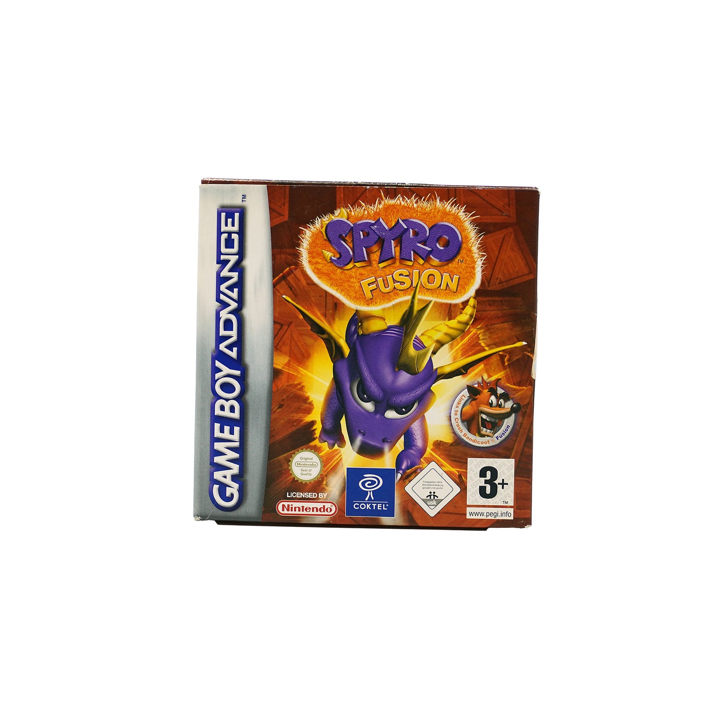Spyro Fusion Spiel für Game Boy Advance in Originalverpackung - Vorderseite