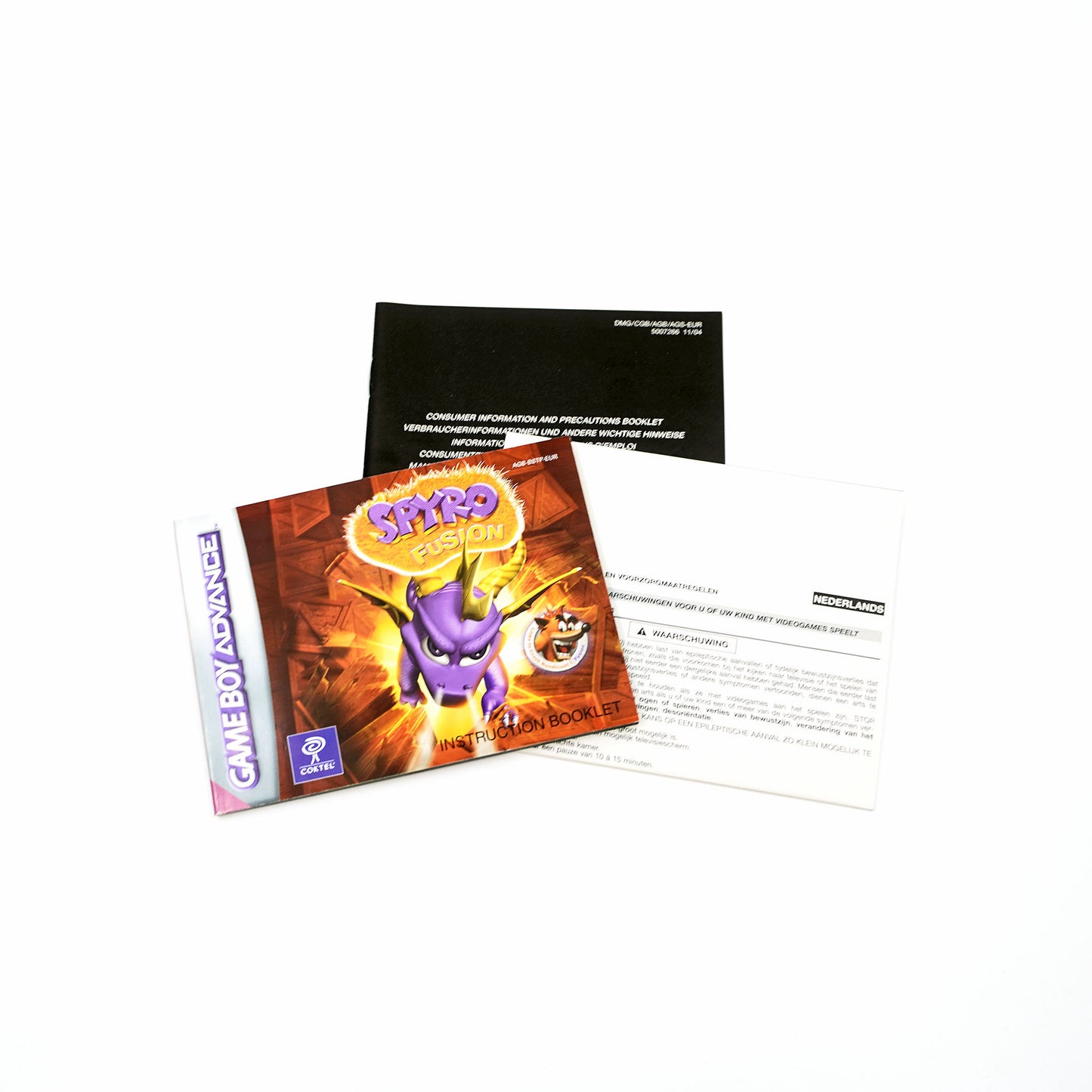 Spyro Fusion Game Boy Advance Anleitung - Vorderseite