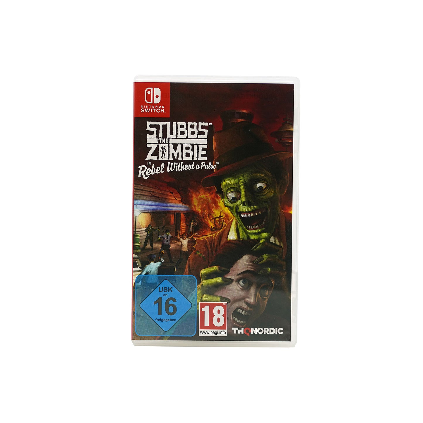 Stubbs the Zombie in Rebel Without a Pulse Spiel für Switch - Vorderseite