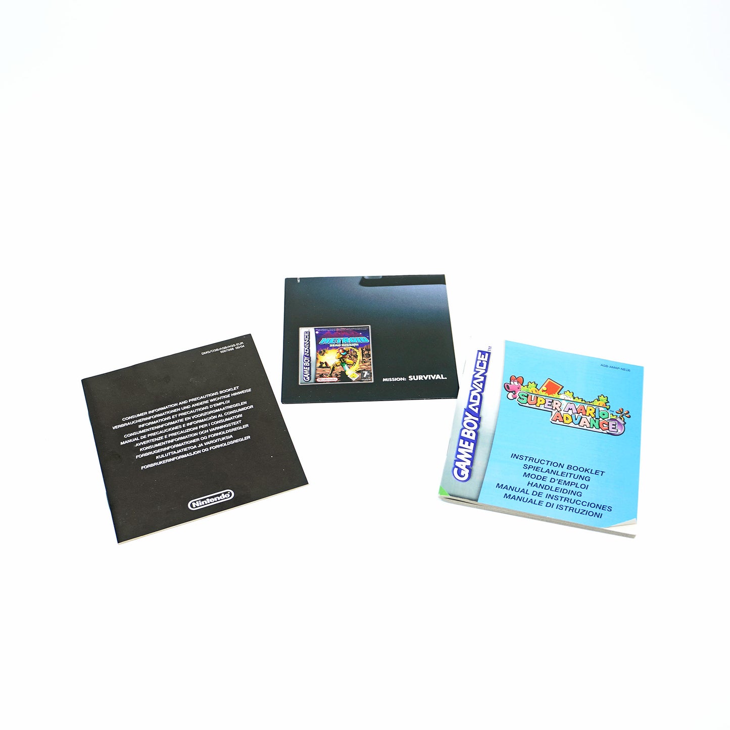 Super Mario Advance Game Boy Advance Anleitung - Vorderseite