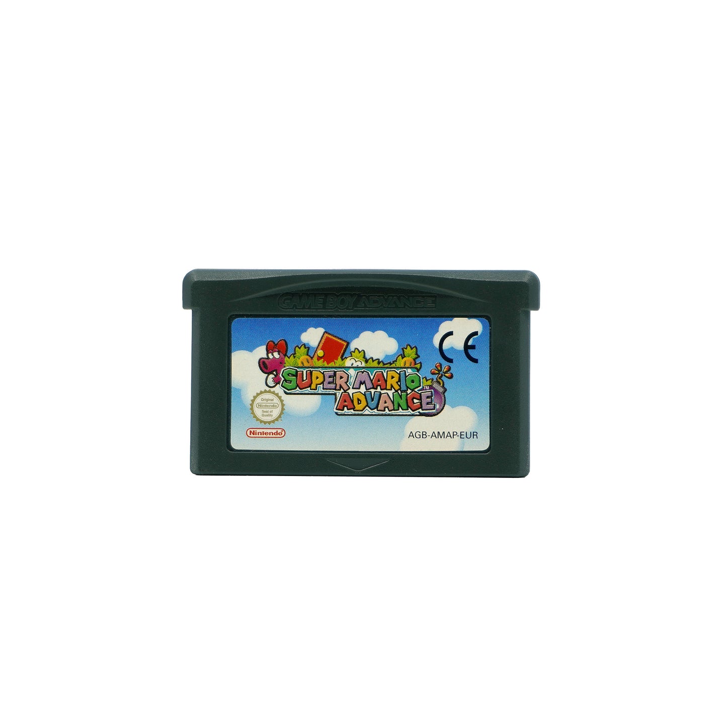 Super Mario Advance: Super Mario Bros. 2 Spielmodul für Game Boy Advance - Vorderseite, Etikett gut erhalten