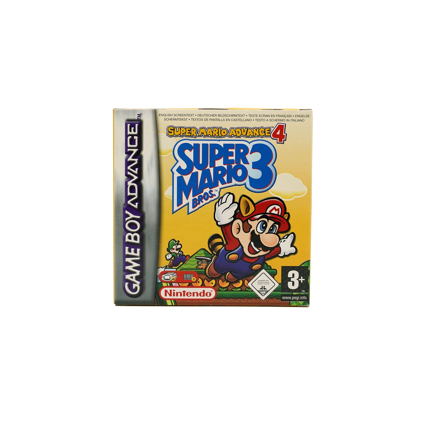 Super Mario Bros. 3 Spiel für Game Boy Advance in Originalverpackung - Vorderseite