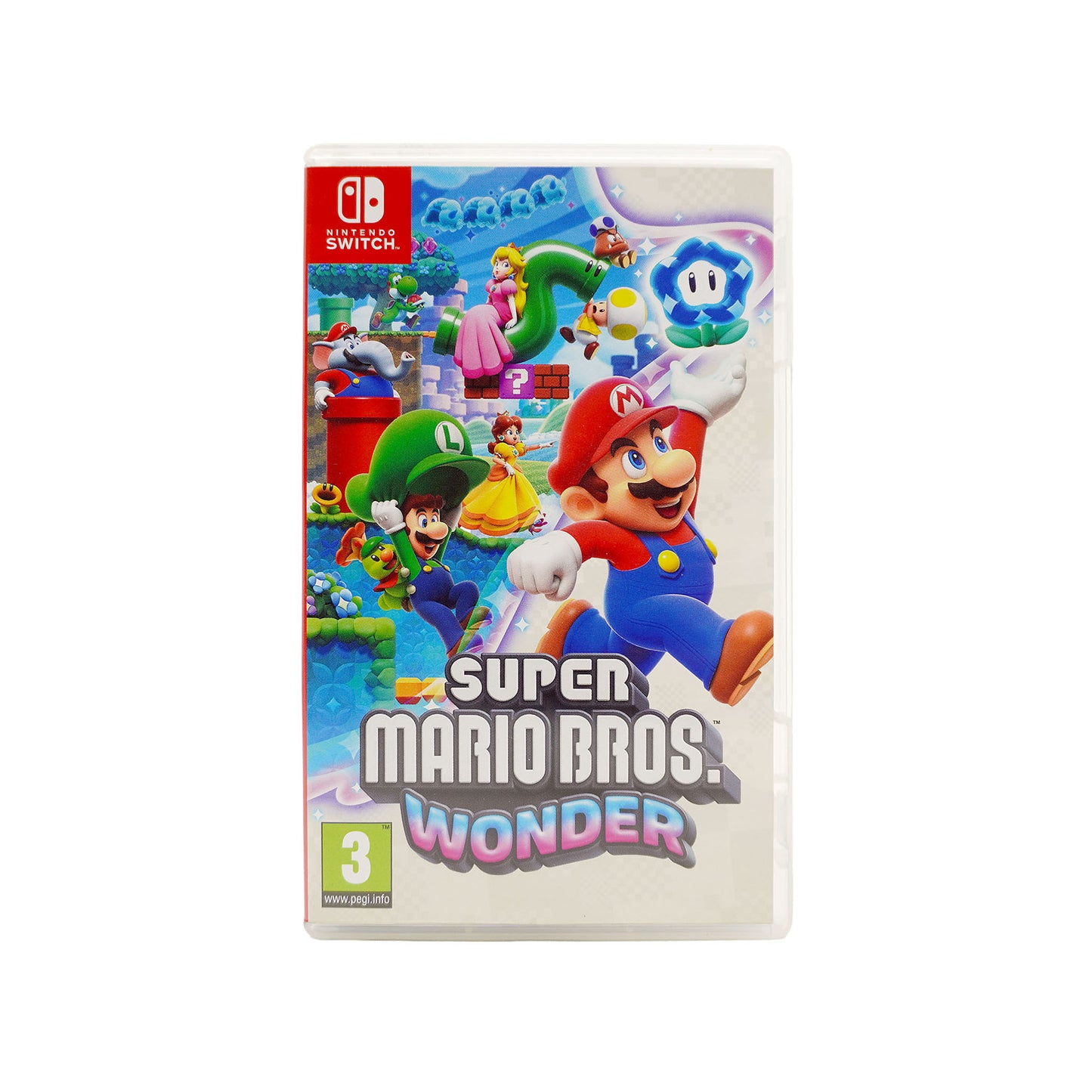 Super Mario Bros. Wonder für Nintendo Switch in Originalverpackung - Vorderseite