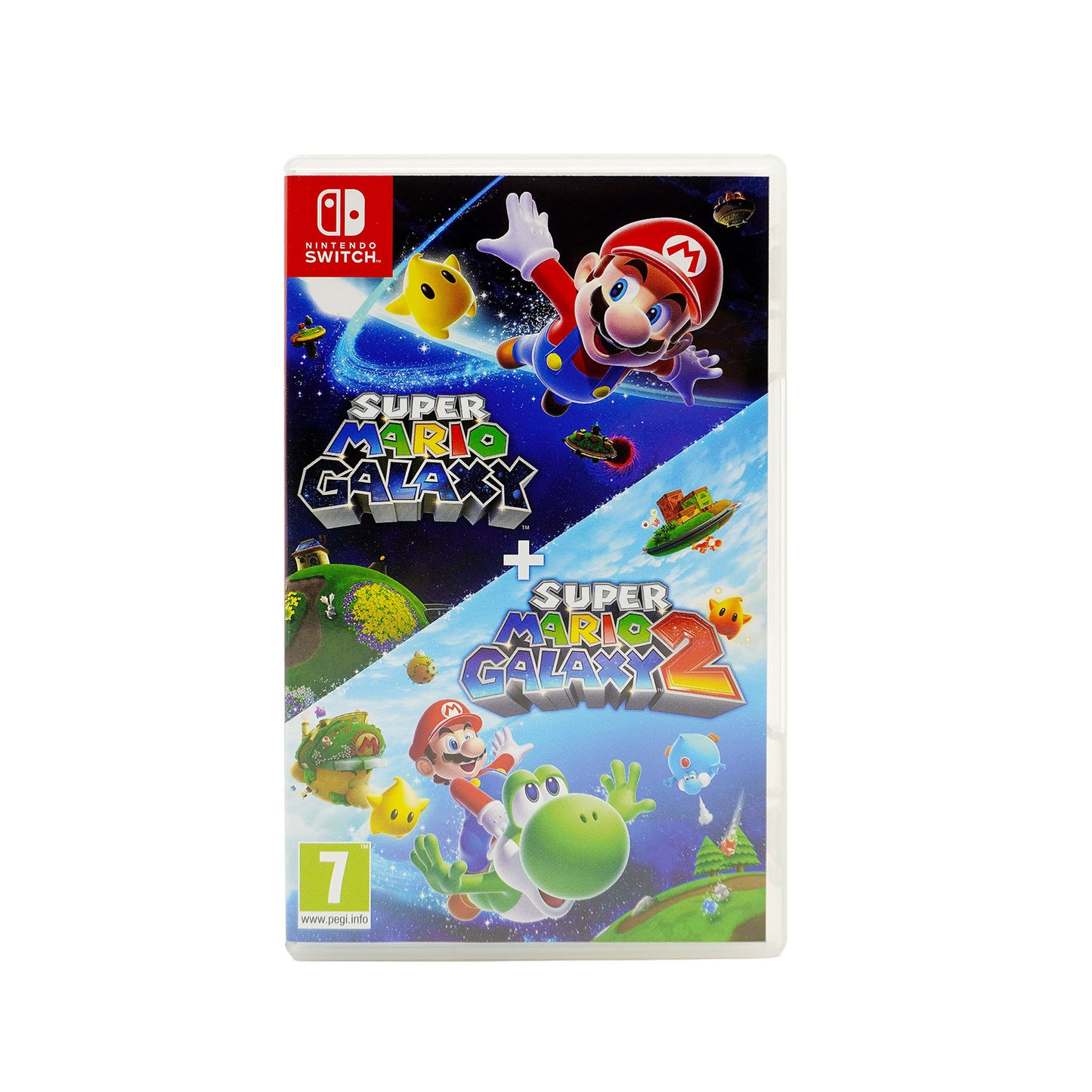 Super Mario Galaxy + Super Mario Galaxy 2 für Nintendo Switch in Originalverpackung – Vorderseite
