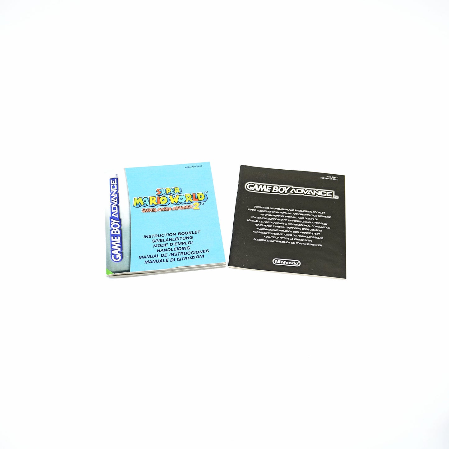 Super Mario World: Super Mario Advance 2 Game Boy Advance Anleitung - Vorderseite