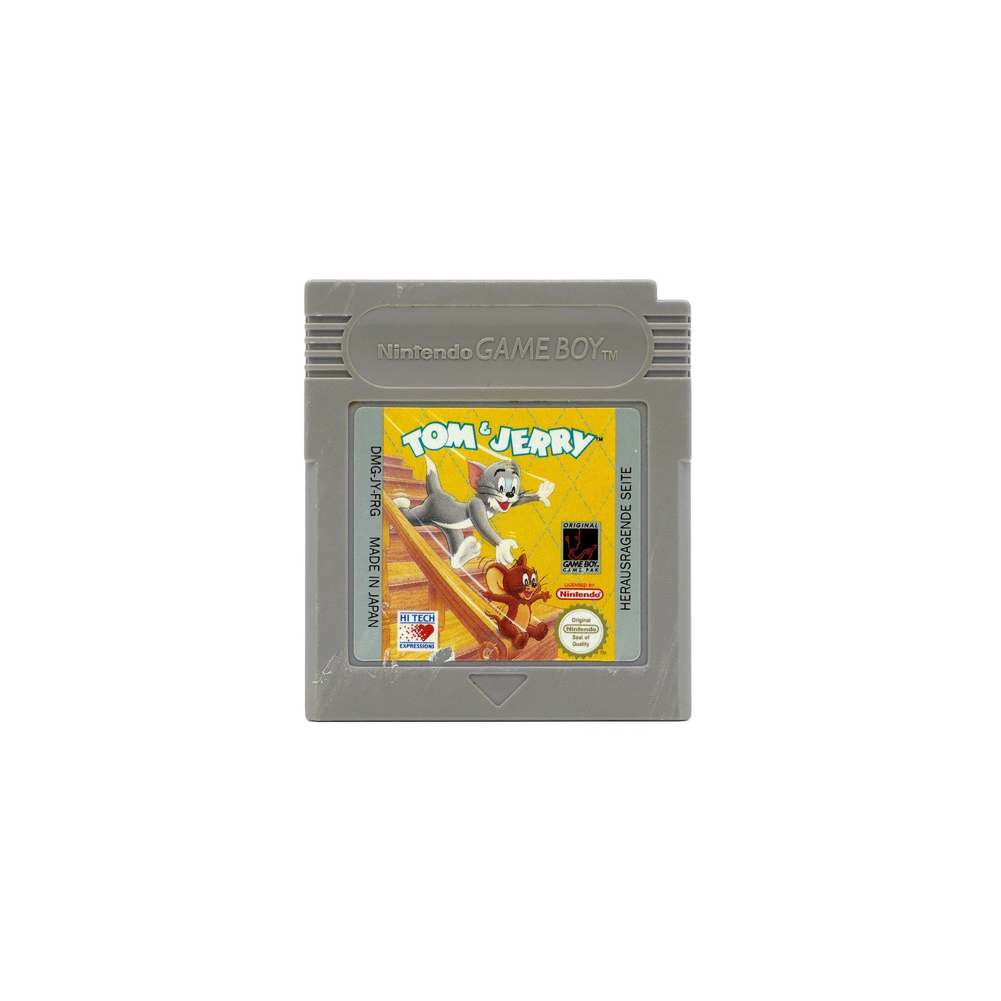 Tom & Jerry Spiel für Gameboy in gebrauchtem Zustand - Vorderseite