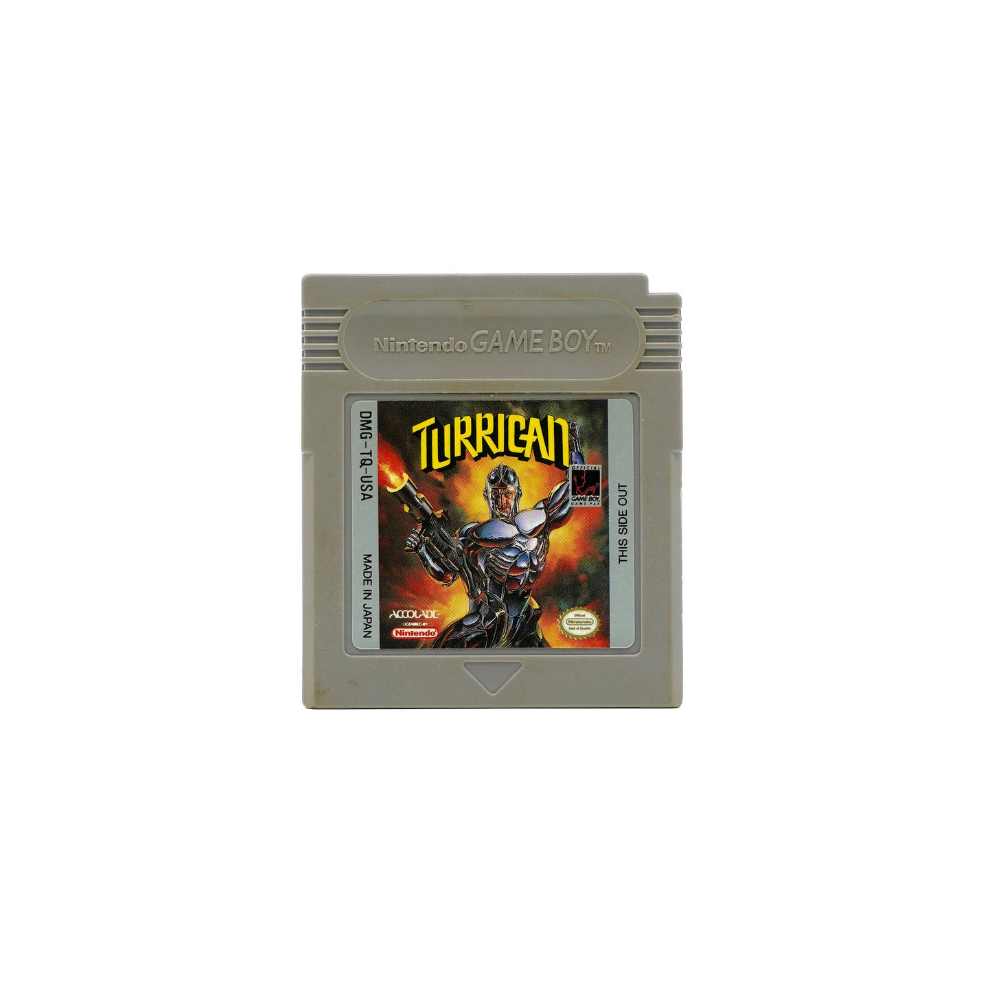 Turrican Spiel für Gameboy - Vorderseite